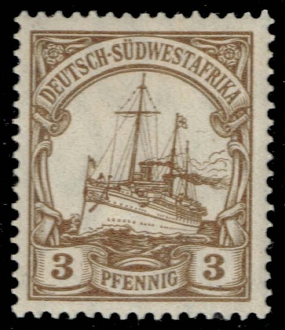 German SW Africa #26 Yacht Hohenzollern; Unused - Click Image to Close