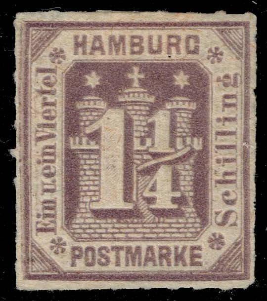 Germany-Hamburg #24 Coat of Arms; Unused - Click Image to Close