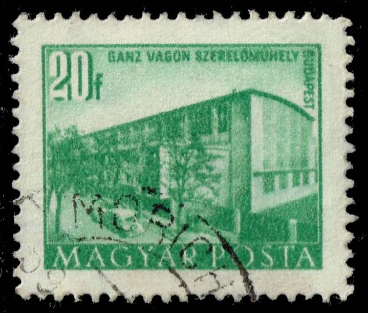 Hungary #962a Railroad Workshop; CTO