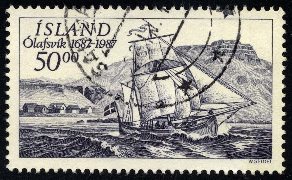 Iceland #637 Merchantman Svanur; Used