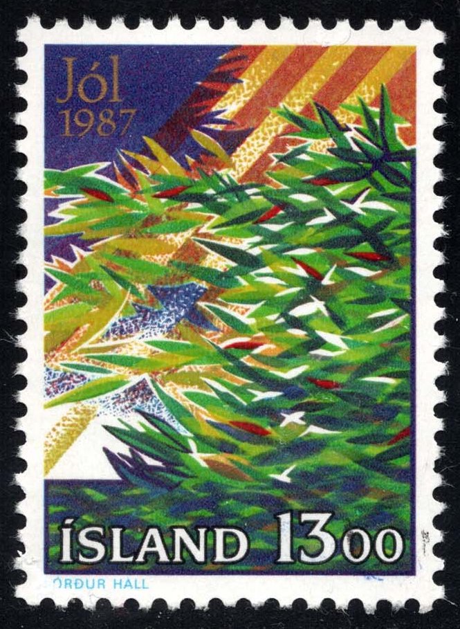 Iceland #652 Fir Branch; Used