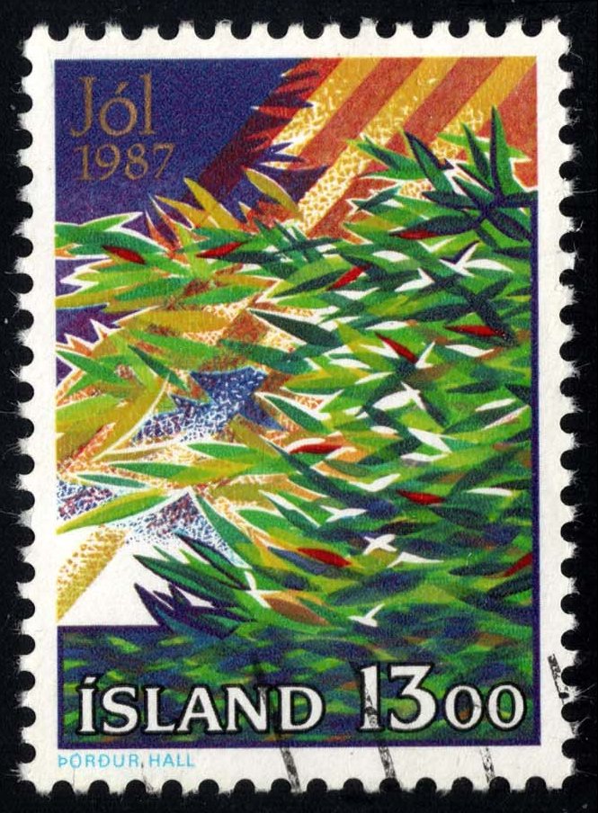 Iceland #652 Fir Branch; Used