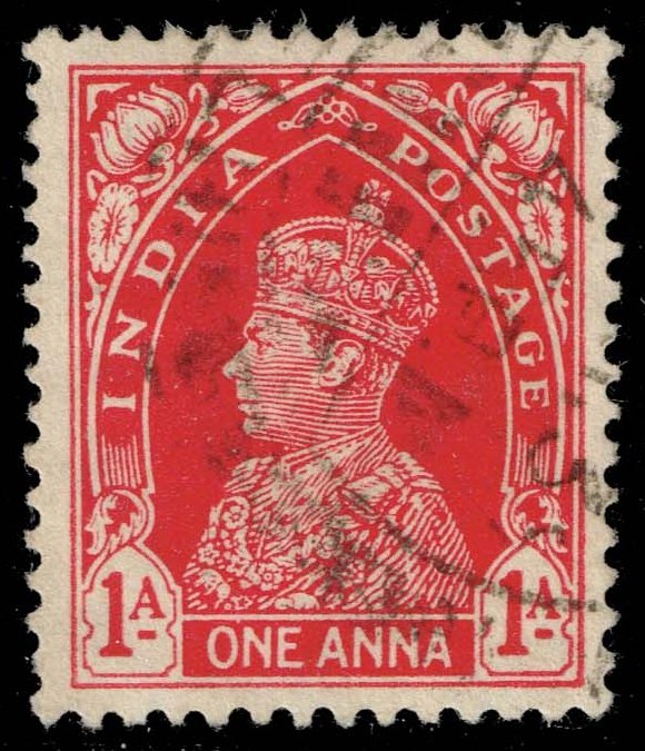 India #153 King George VI; Used