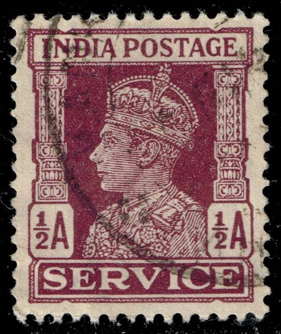 India #O106A King George VI; Used