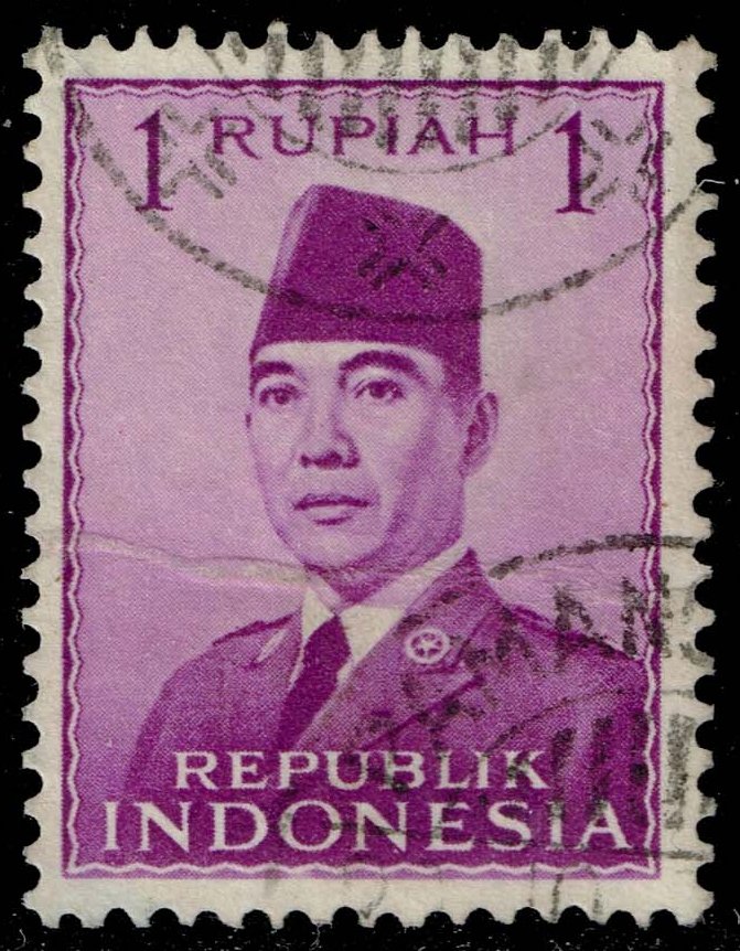 Indonesia #387 Pres. Sukarno; Used