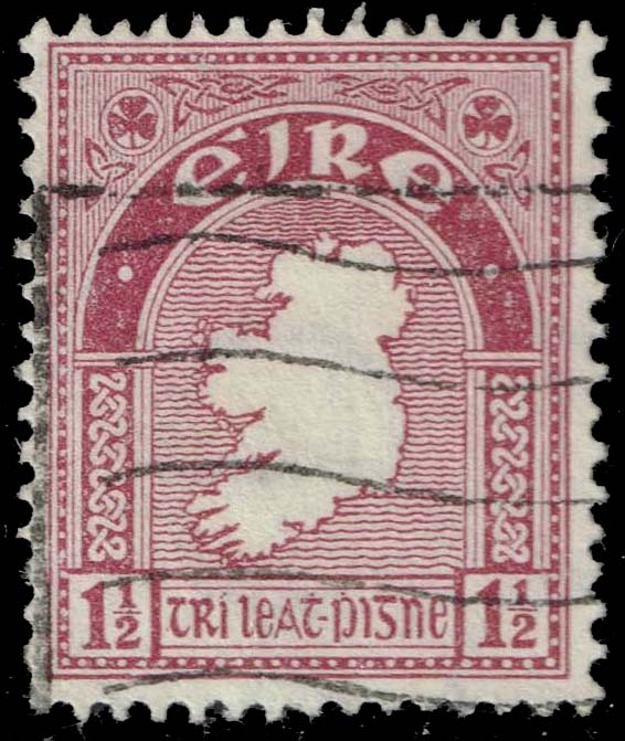 Ireland #108 Map of Ireland; Used