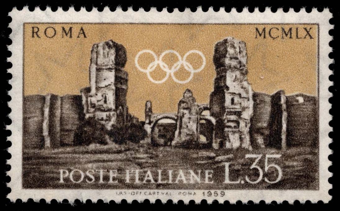 Italy #775 Olympics - Baths of Carcalla; MNH