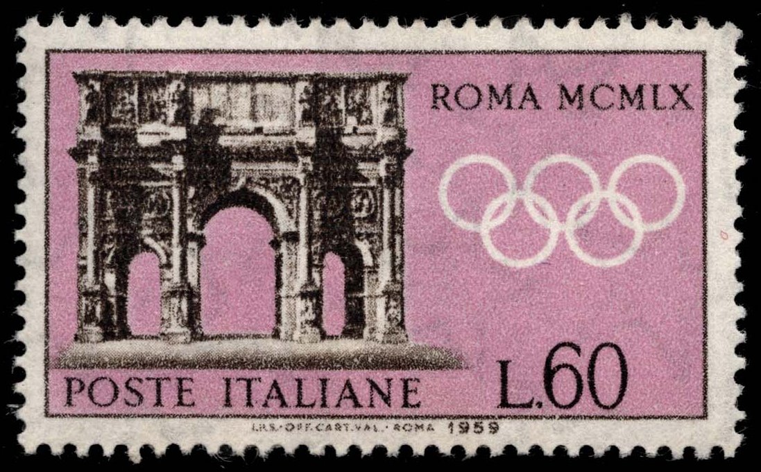 Italy #776 Olympics - Arch of Constantine; Unused