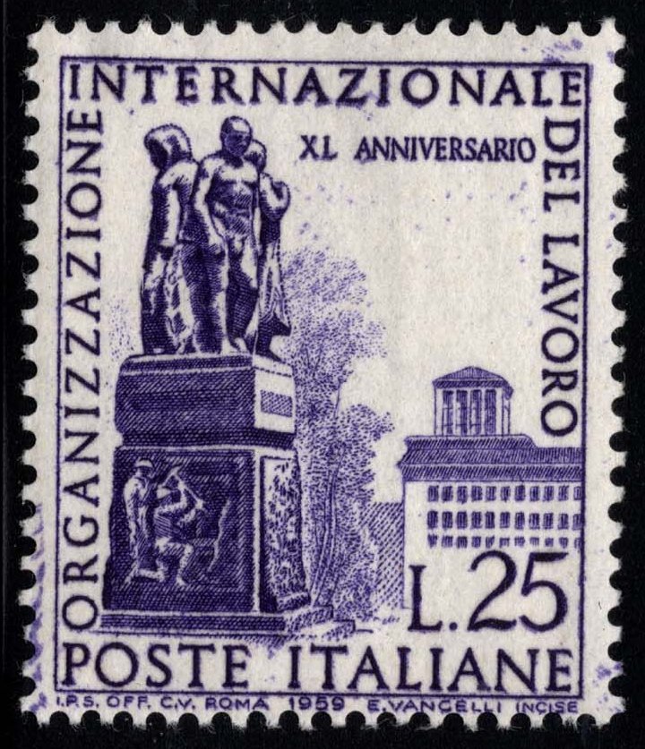 Italy #783 Labor Monument in Geneva; MNH