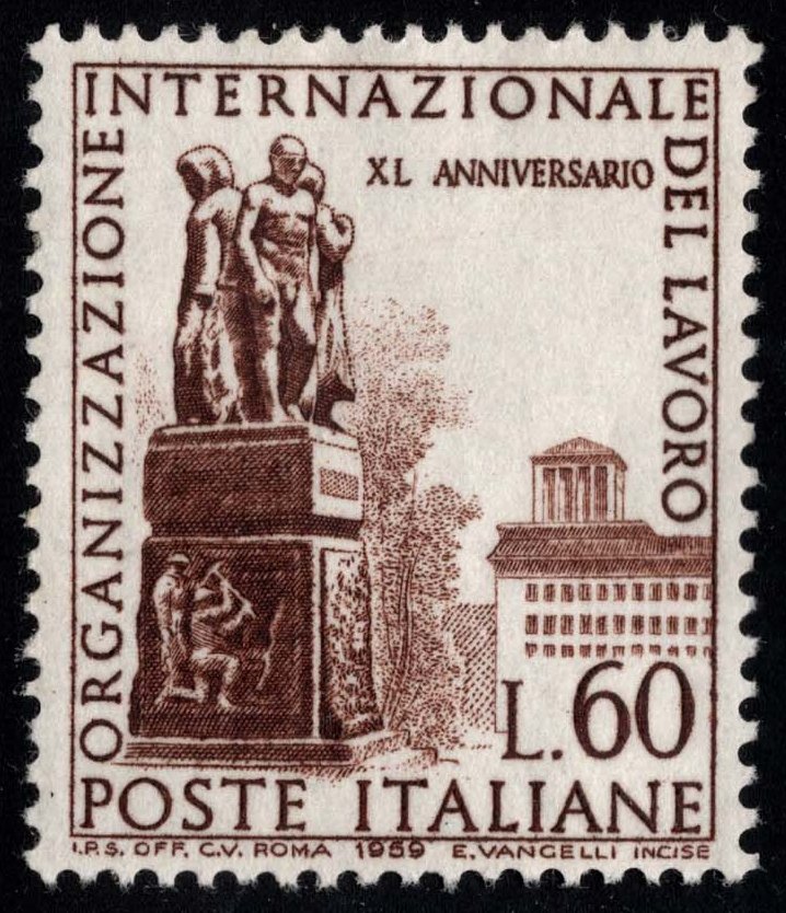 Italy #783 Labor Monument in Geneva; Unused