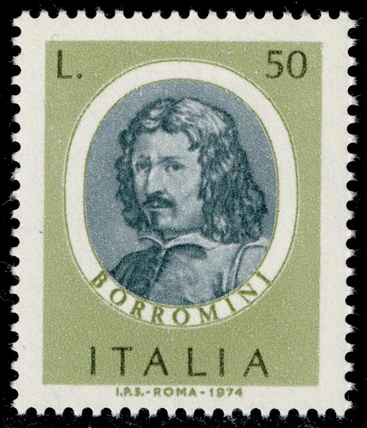 Italy #1123 Francesco Borromini; MNH