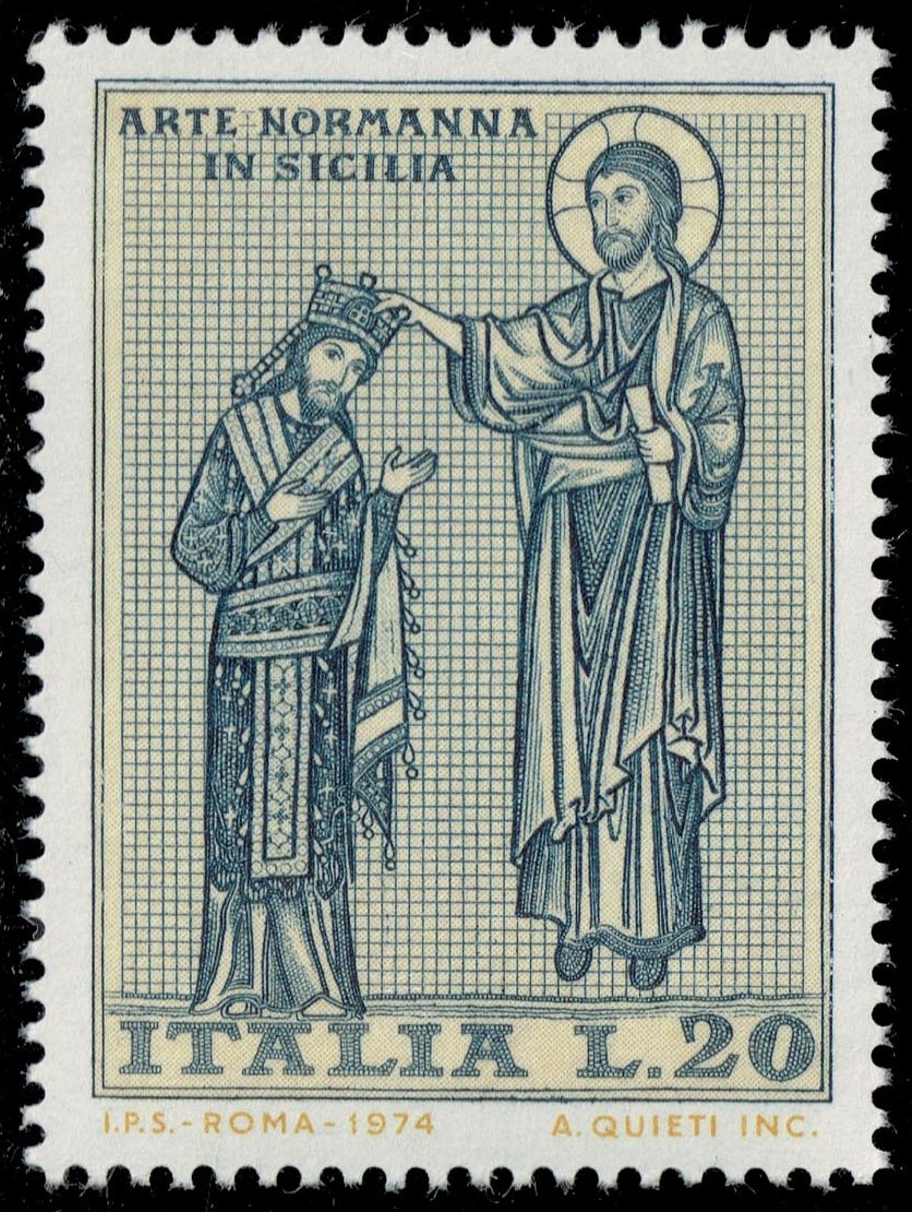 Italy #1138 Christ Crowning King Roger; MNH