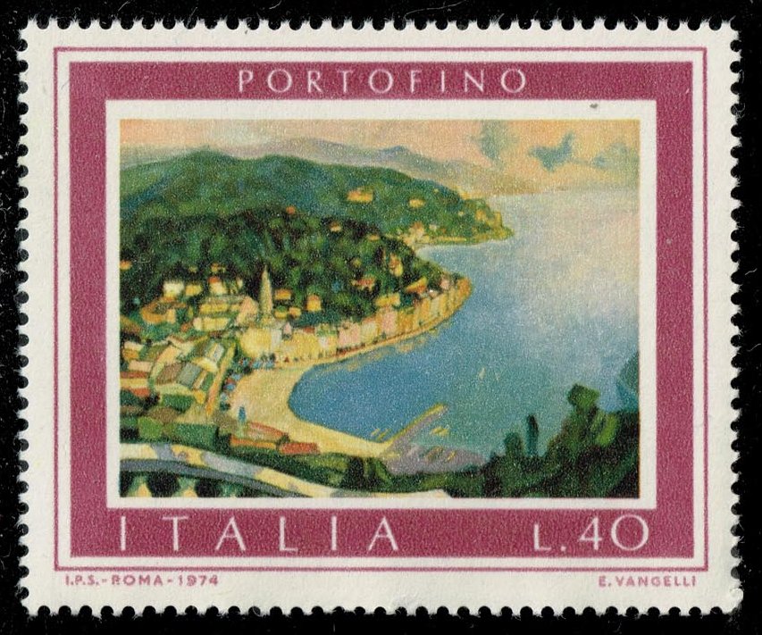 Italy #1153 View of Portofino; MNH