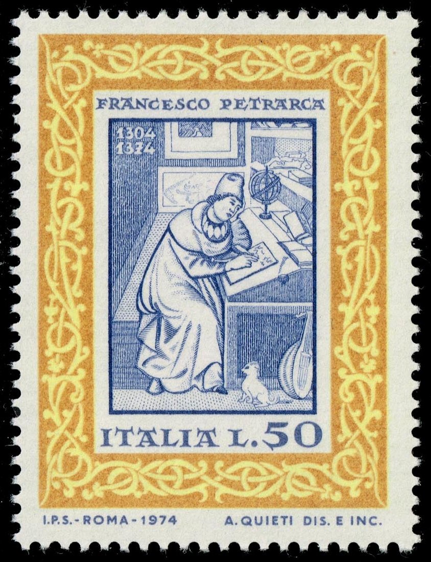 Italy #1156 Petrarch at his Desk; MNH