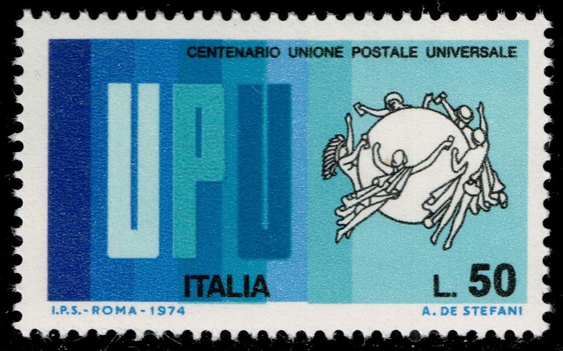 Italy #1162 UPU and Emblem; MNH