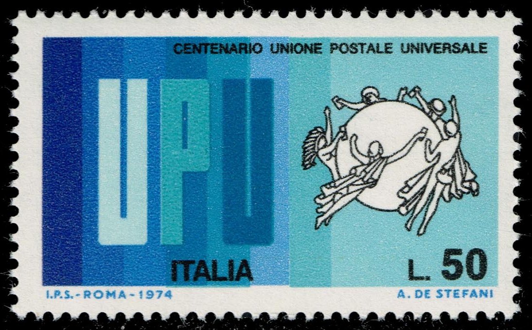 Italy #1162 UPU and Emblem; MNH