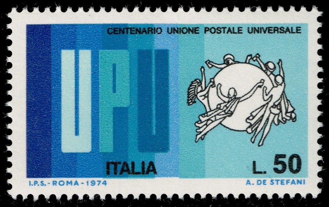 Italy #1162 UPU and Emblem; MNH