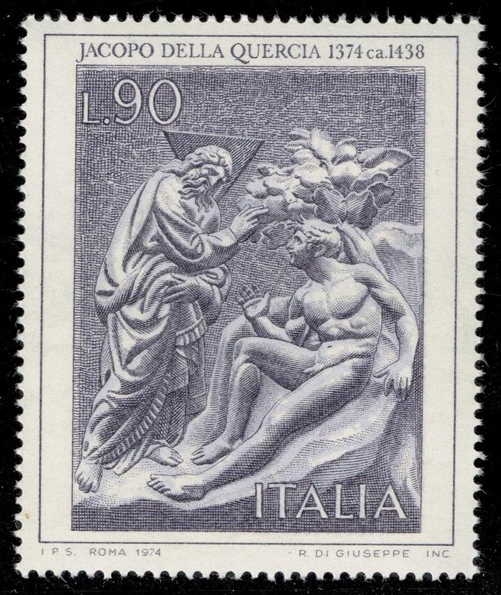 Italy #1173 God Admonishing Adam; MNH
