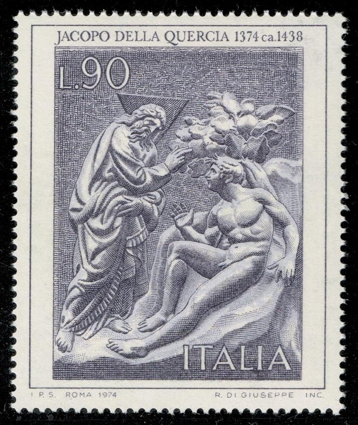Italy #1173 God Admonishing Adam; MNH
