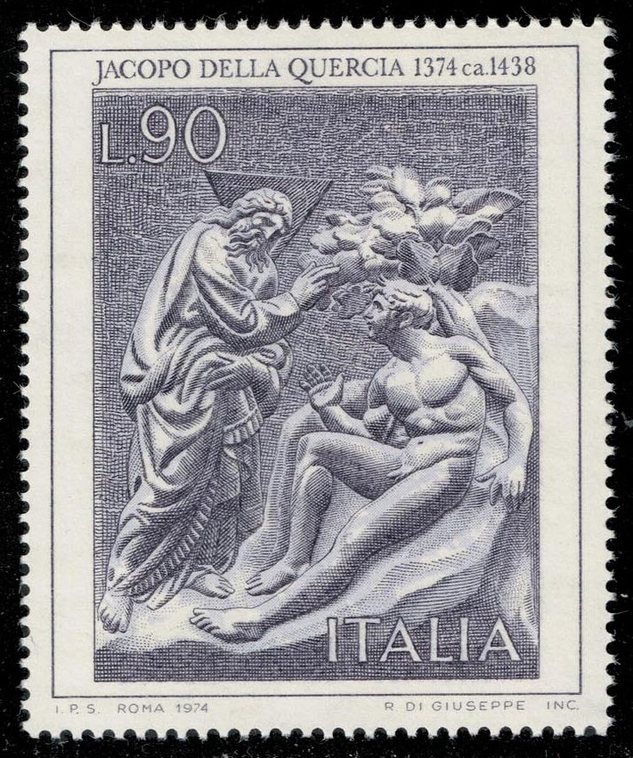 Italy #1173 God Admonishing Adam; MNH