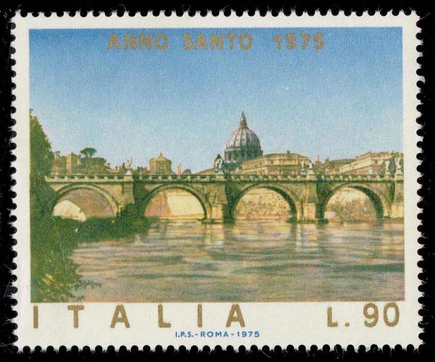 Italy #1177 Angel's Bridge in Rome; MNH