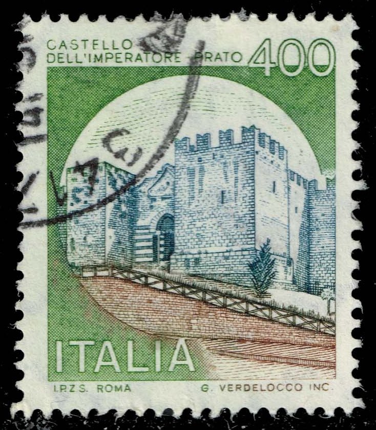 Italy #1424 Imperatore-Prato Castle; Used - Click Image to Close
