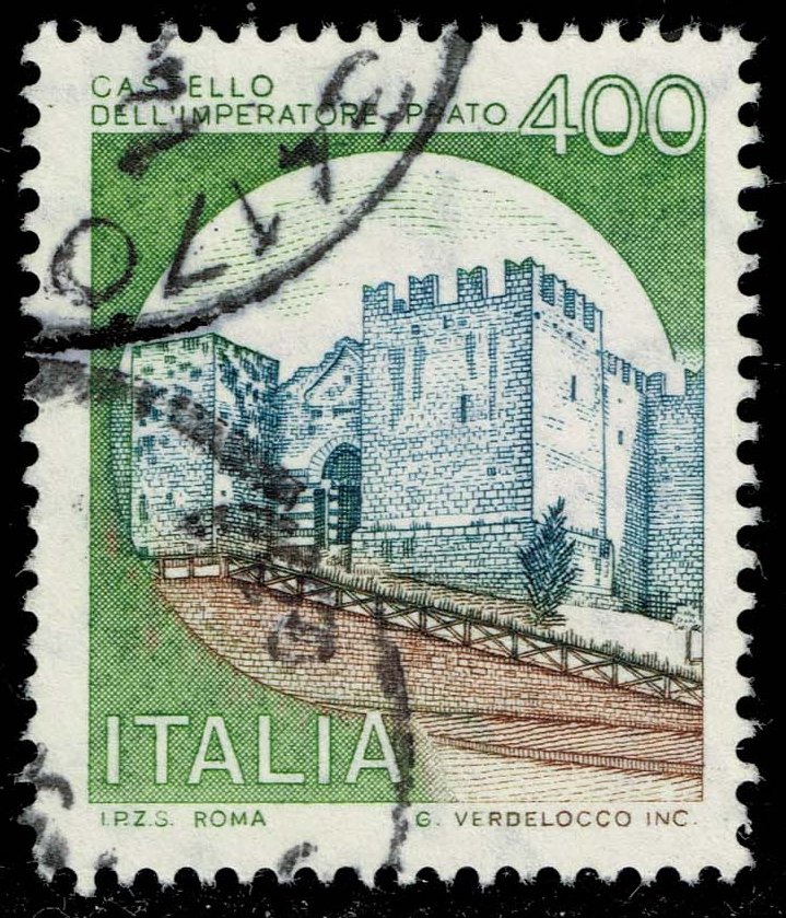 Italy #1424 Imperatore-Prato Castle; Used