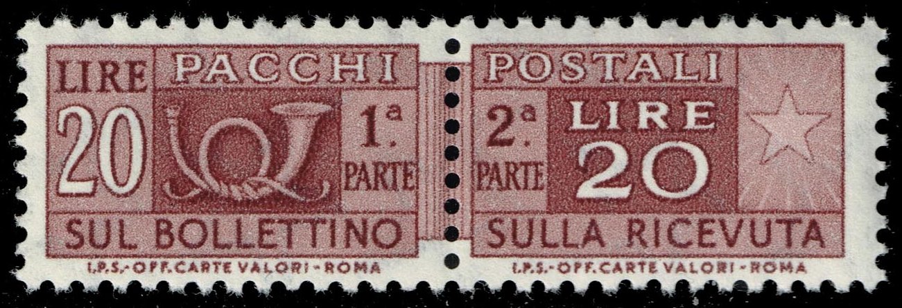 Italy #Q98 Parcel Post; MNH