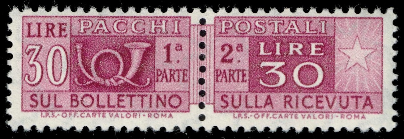 Italy #Q99 Parcel Post; MNH