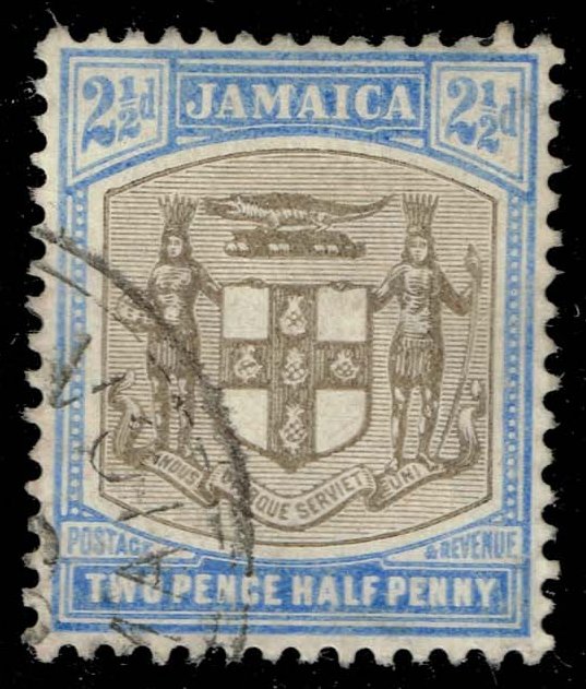 Jamaica #39 Coat of Arms; Used - Click Image to Close