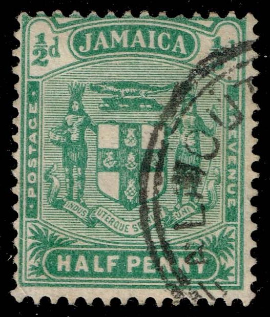 Jamaica #58 Coat of Arms; Used - Click Image to Close