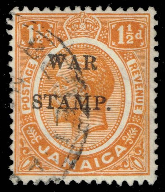 Jamaica #MR8 King George V; Used - Click Image to Close