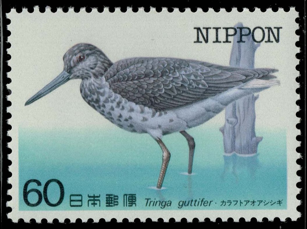 Japan #1541 Nordmann's Greenshank; MNH