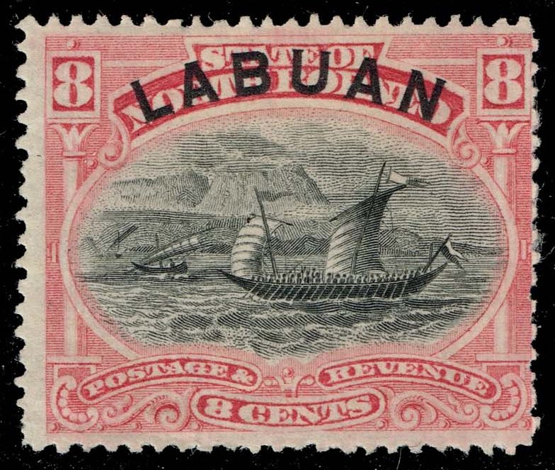 Labuan #54 Dhow; Unused - Click Image to Close