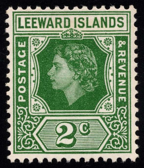 Leeward Islands #135 Queen Elizabeth II; MNH