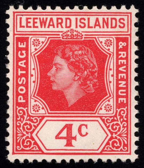 Leeward Islands #137 Queen Elizabeth II; MNH