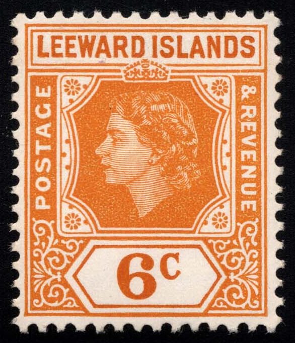 Leeward Islands #139 Queen Elizabeth II; MNH