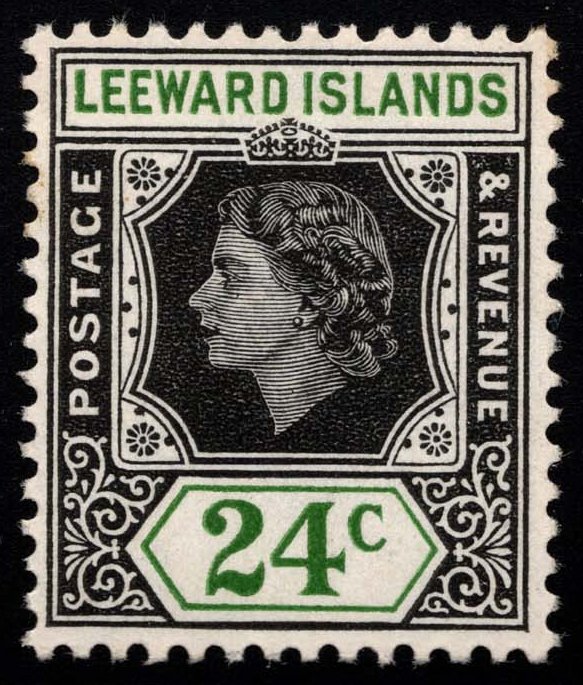 Leeward Islands #142 Queen Elizabeth II; MNH Leeward Islands #142 Queen Elizabeth II; MNH