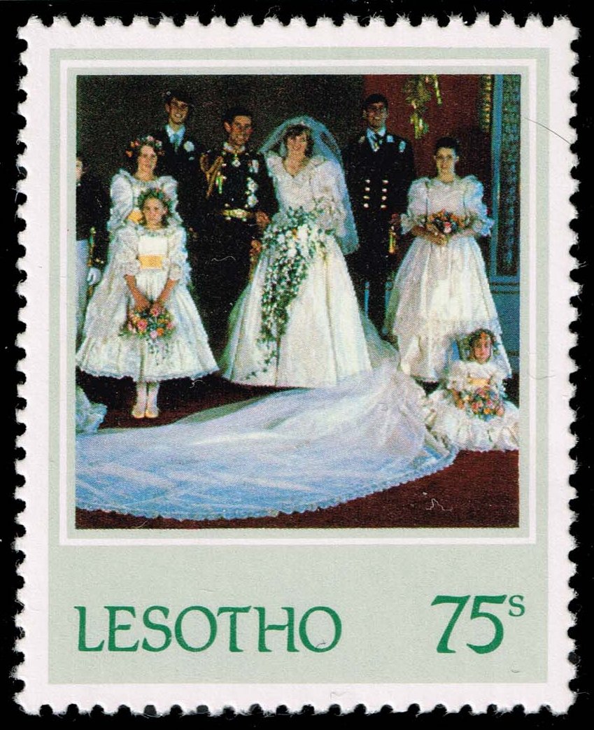 Lesotho #374 Royal Wedding; MNH