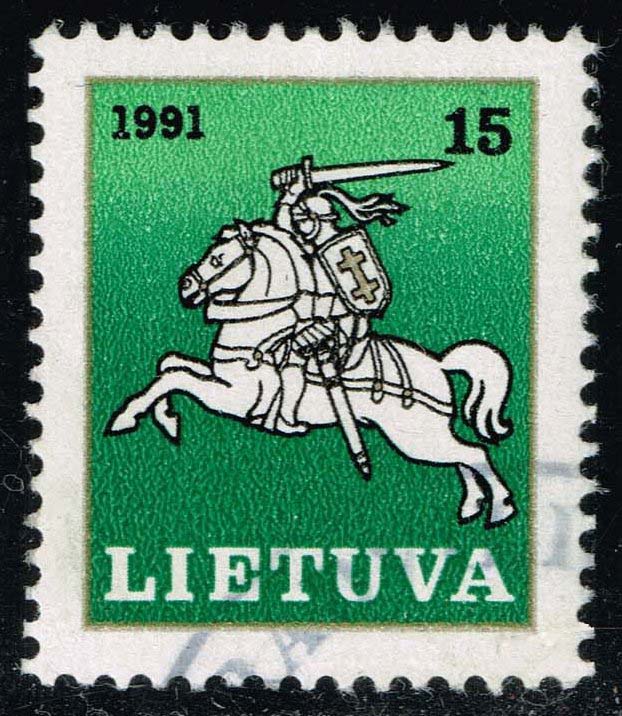 Lithuania #380 White Knight Vytis; Used