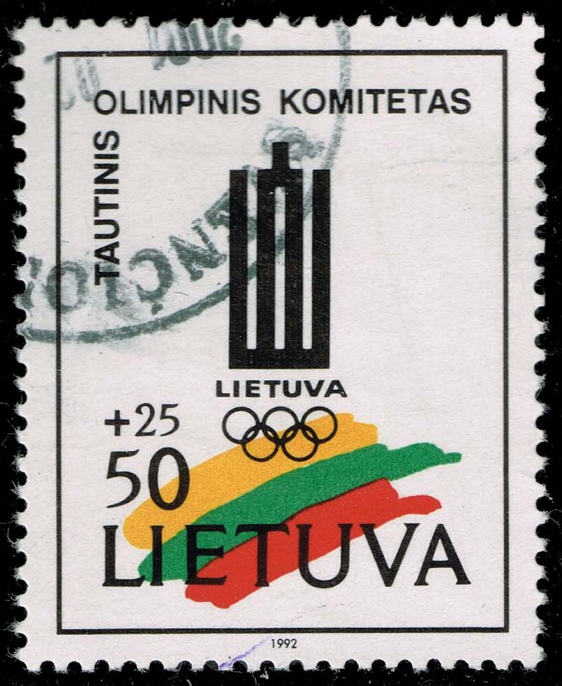 Lithuania #422 Olympic Committee Emblem; Used