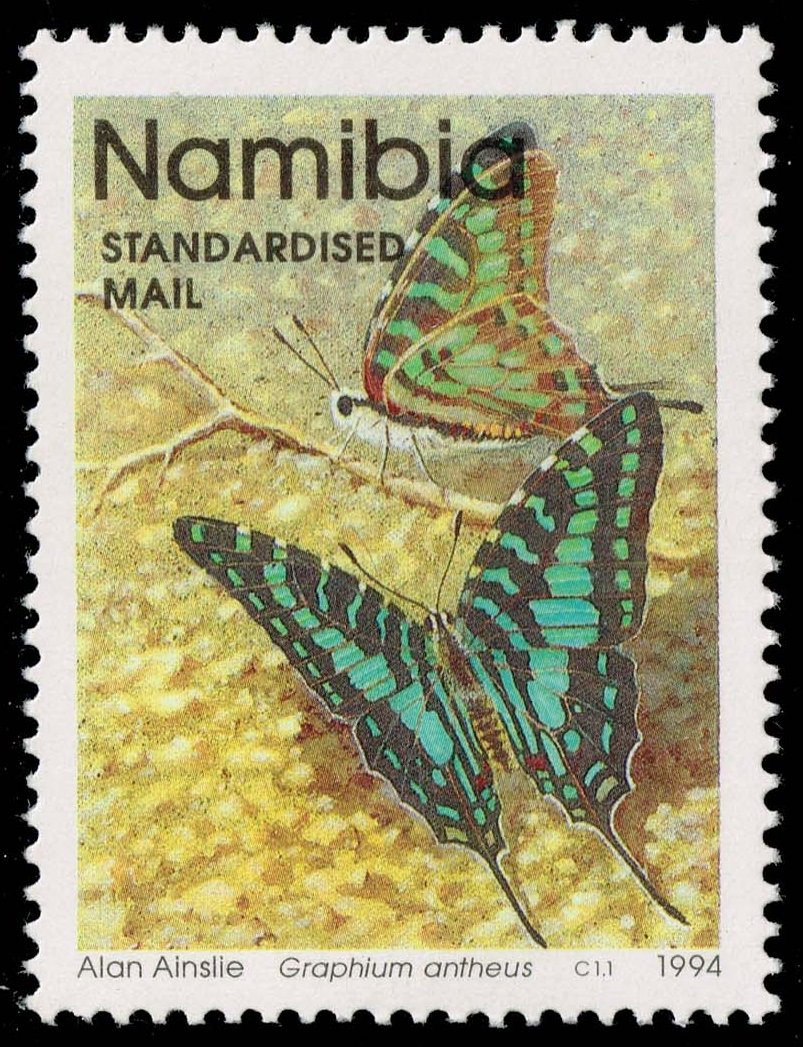 Namibia #745A Larger Striped Swordtail; MNH