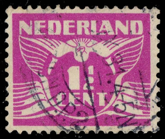 Netherlands #166 Gull; Used