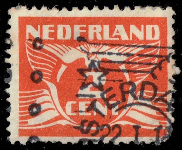 Netherlands #168 Gull; Used