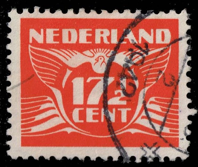 Netherlands #243K Gull; Used - Click Image to Close