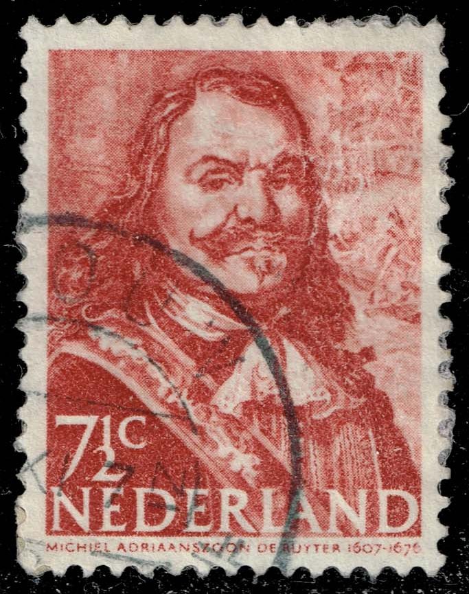 Netherlands #252 Admiral M.A. de Ruyter; Used