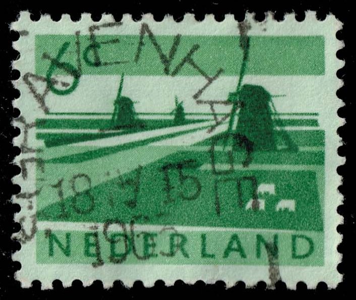 Netherlands #401 Windmills; Used