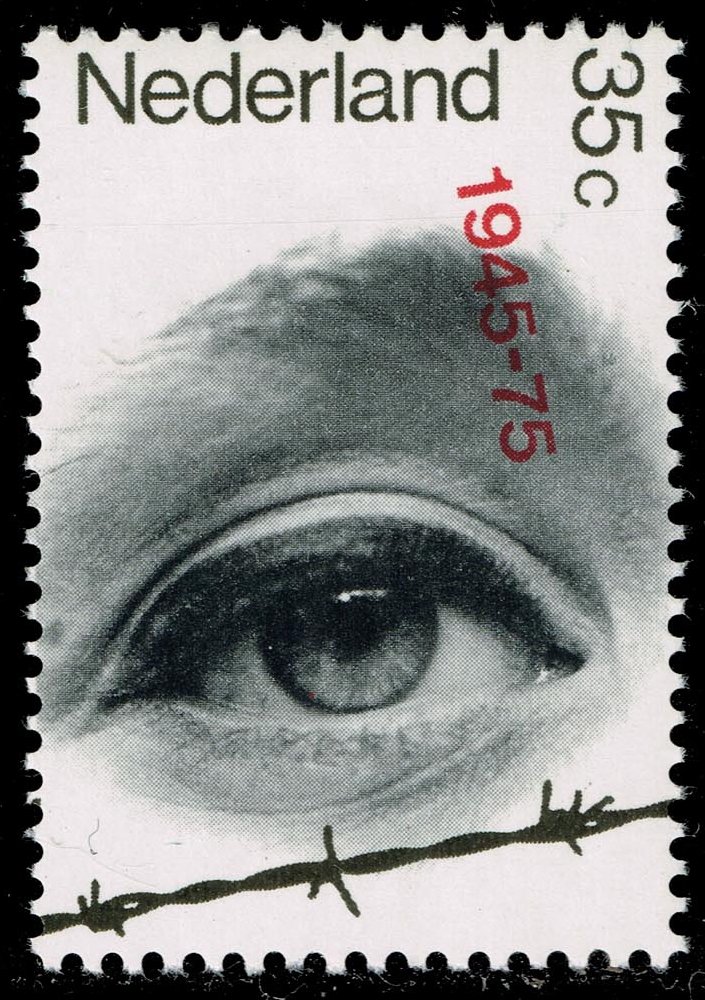 Netherlands #528 Eye Looking Over Barbed Wire; MNH - Click Image to Close