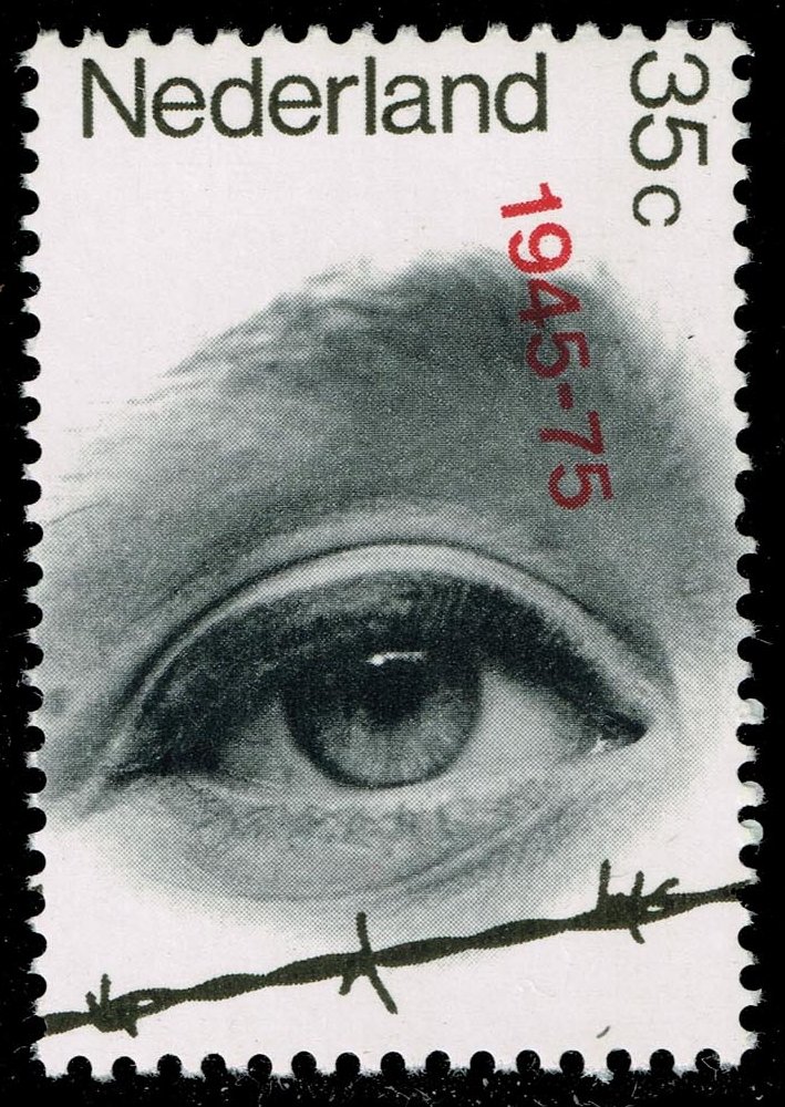 Netherlands #528 Eye Looking Over Barbed Wire; MNH