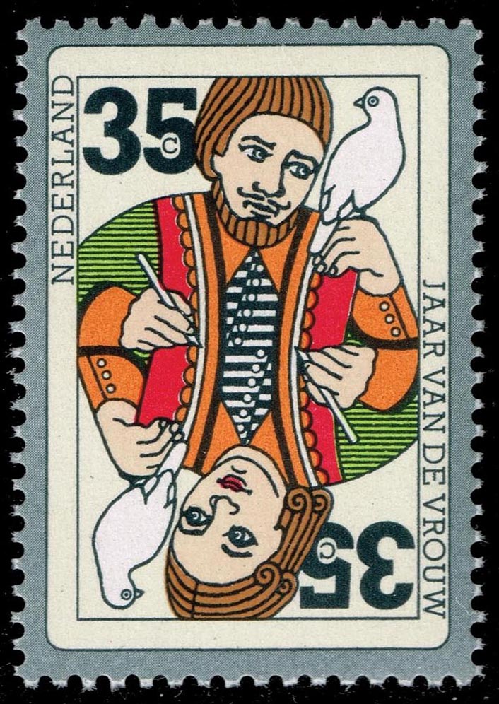 Netherlands #532 Playing Card; MNH - Click Image to Close